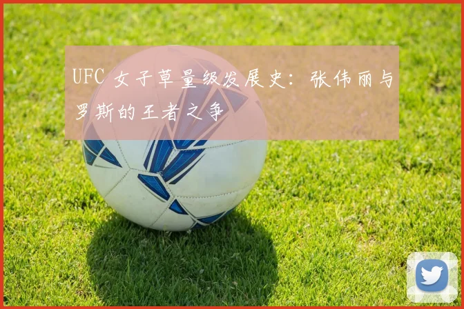 UFC 女子草量级发展史:张伟丽与罗斯的王者之争